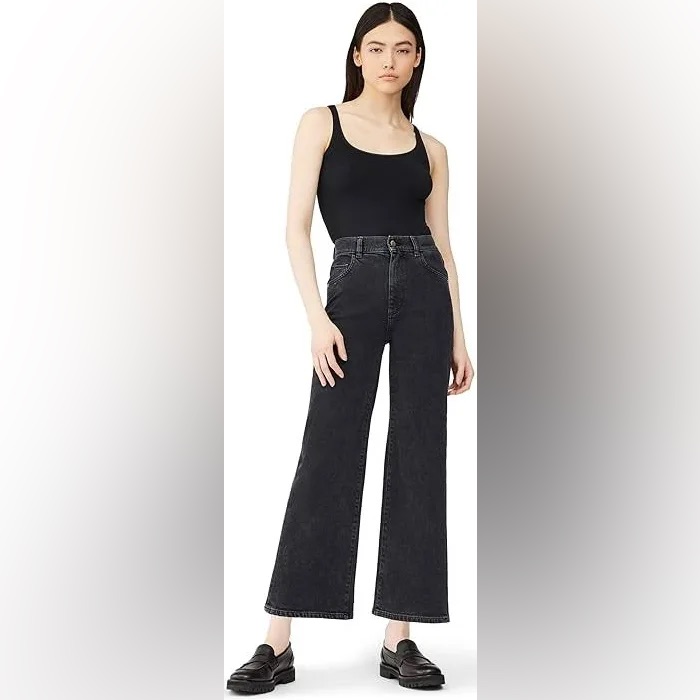 Dl1961 Hepburn Wide Leg High Rise Vintage In Nightshade Size 14w Nwt